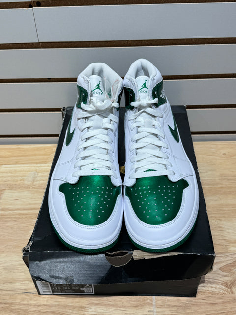 Jordan 1 Retro High Golf Metallic Green Sz 12