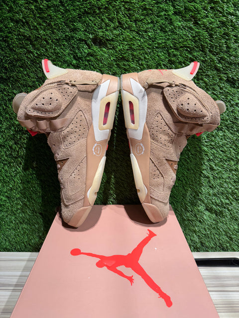 Jordan 6 Retro Travis Scott British Khaki Sz 11M