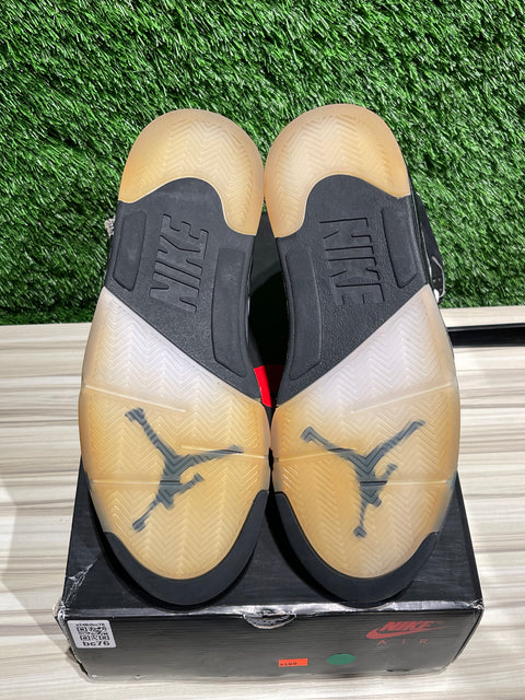Jordan 5 Retro OG Black Metallic Reimagined Sz 9M