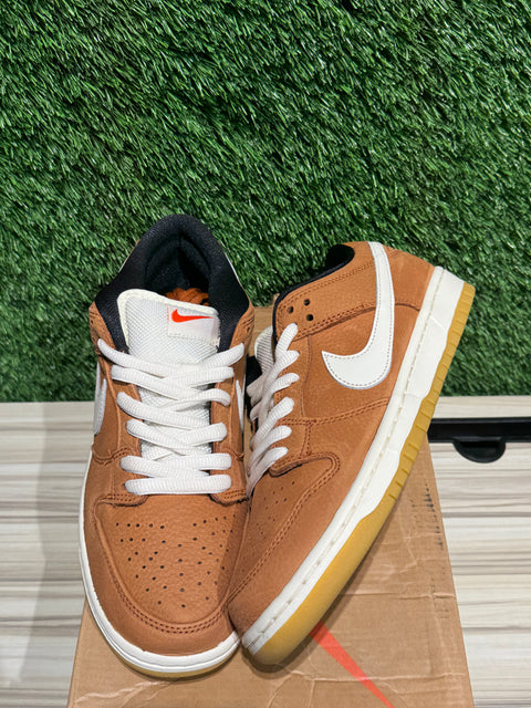 Nike SB Dunk Low Pro Dark Russet Sz 8M