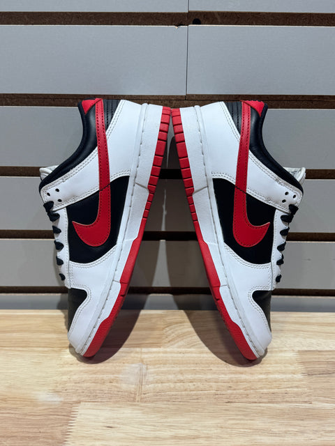 Nike Dunk Low Retro White Black University Red Sz 6M