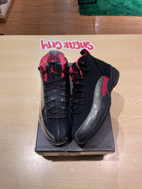 Jordan 12 Retro Black/Siren Red (GS) Sz 4.5Y/6W