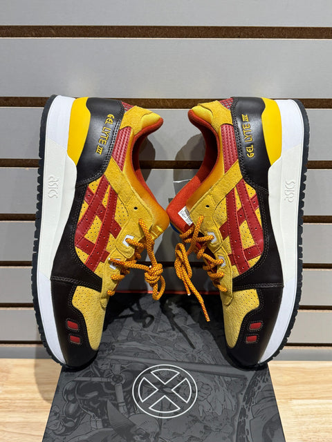 ASICS Gel-Lyte III '07 Remastered Kith Marvel X-Men Wolverine 1980 Opened Box (Trading Card Not Included) Sz 11