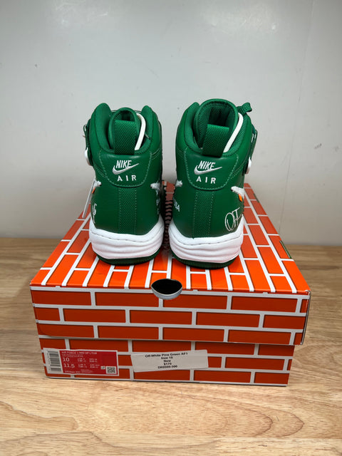 Nike Air Force 1 Mid Off-White Pine Green