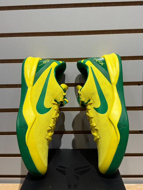 Nike Kobe 8 Protro Oregon Ducks Yellow PE Player Exclusive Sz 12