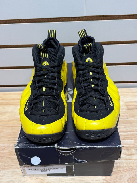 Nike Air Foamposite One Wu-Tang Optic Yellow Sz 7