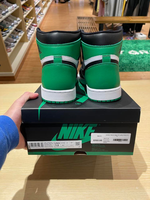 Jordan 1 Retro High OG Lucky Green Sz 12