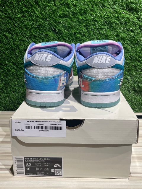 Nike SB Dunk Low Futura Laboratories Bleached Aqua Sz 8.5
