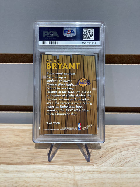 1997 Kobe Bryant Skybox Z-Force Boss #3 PSA 8.5
