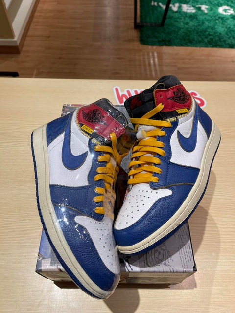 Jordan 1 Retro High Union Los Angeles Storm Blue Sz 10