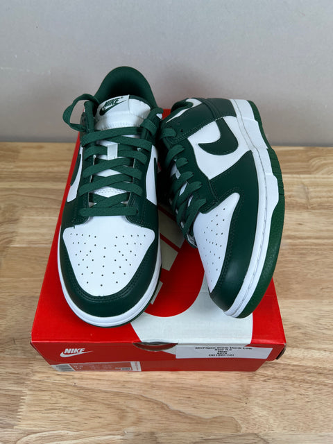 DS Michigan State Dunk Low Sz 9.5