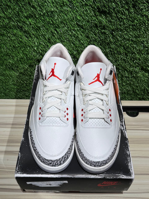 Jordan 3 Retro White Cement Reimagined Sz 9M