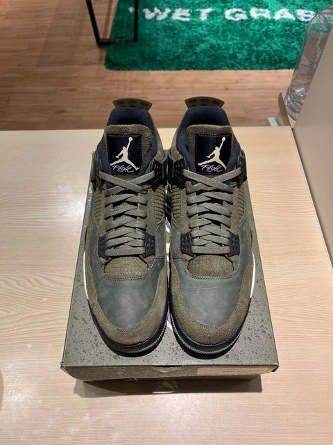 Jordan 4 Retro SE Craft Medium Olive Sz 14