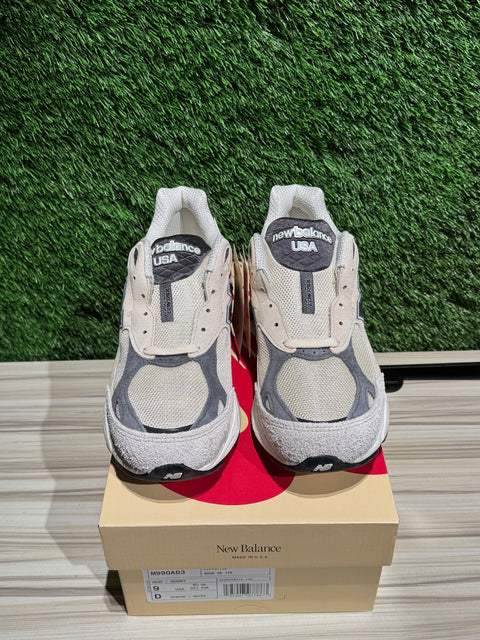 New Balance 990v3 MiUSA Teddy Santis Moonbeam Sz 9