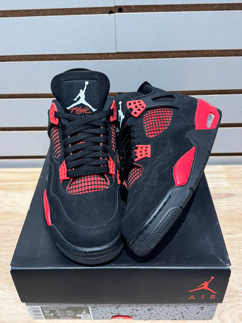 Jordan 4 Retro Red Thunder Sz 10