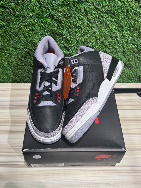 Jordan 3 Retro Black Cement (2024) (GS) Sz 6Y