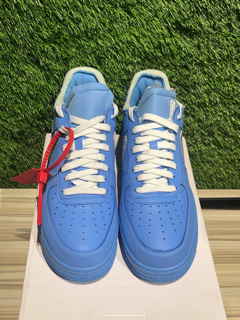 Nike Air Force 1 Low Off-White MCA University Blue Sz 10