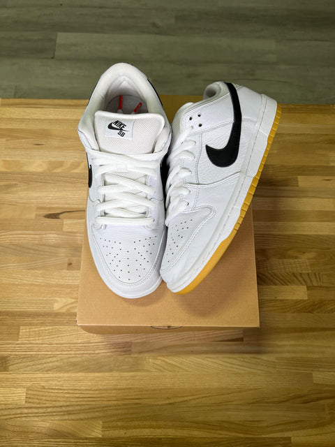 2019 Orange Label White Gum Nike SB Dunk Low Sz 9.5