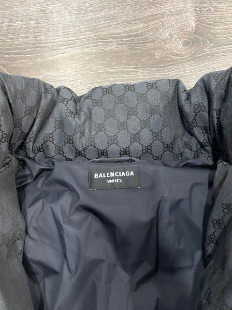 DS Balenciaga Gucci Project Hacker BB Puffer Jacket Sz 48