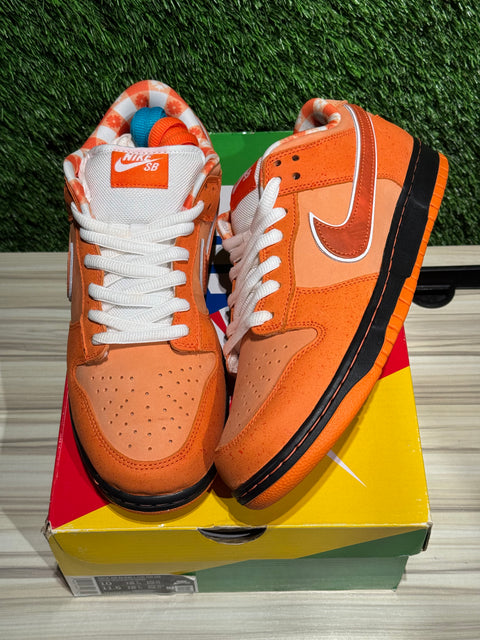 Nike SB Dunk Low Concepts Orange Lobster Sz 10M