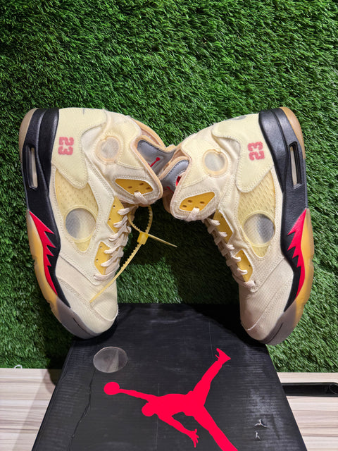 Jordan 5 Retro Off-White Sail Sz 12