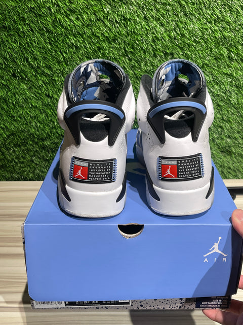 Jordan 6 Retro UNC White Sz 8