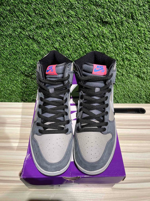 Nike SB Dunk High Pro Medium Grey Pink Sz 11