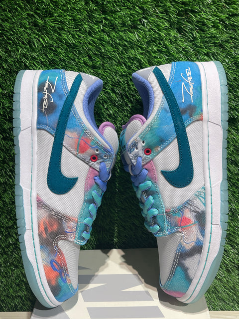 Nike SB Dunk Low Futura Laboratories Bleached Aqua Sz 8.5