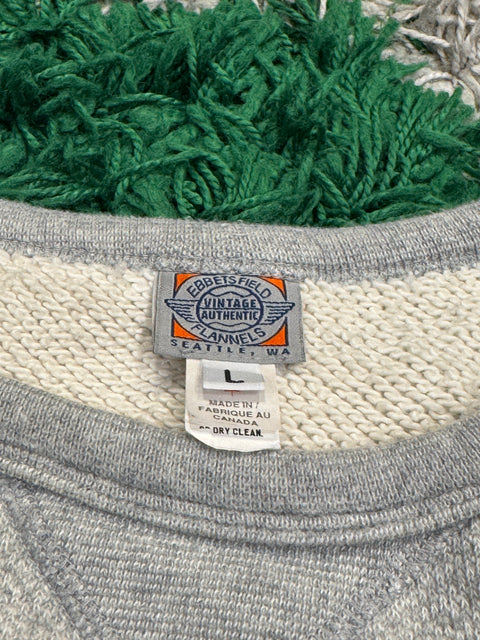 Ebbets Field Flannels Seattle Rainiers Pullover Crewneck Sz L