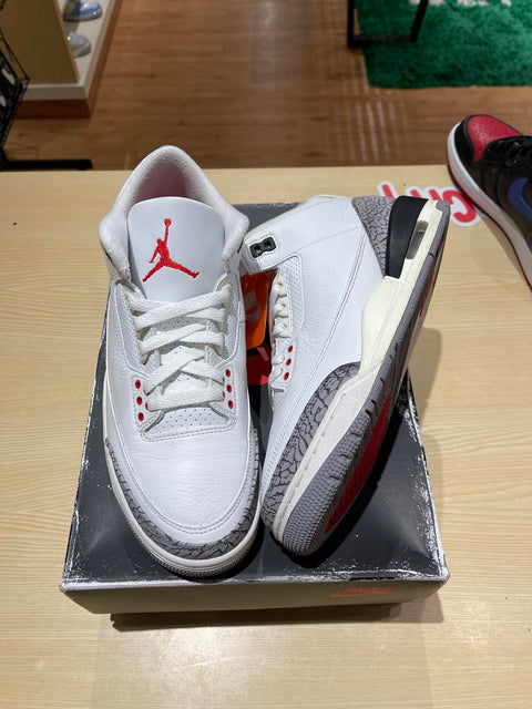 Jordan 3 Retro White Cement Reimagined Sz 8.5