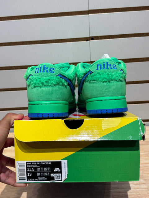 Nike SB Dunk Low Grateful Dead Bears Green Sz 11.5