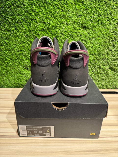 Jordan 6 Retro Bordeaux (GS) Sz 7Y