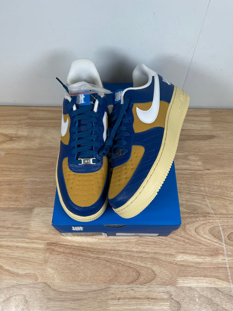 Nike Air Force 1 Low SP Undefeated 5 On It Blue Yellow Croc