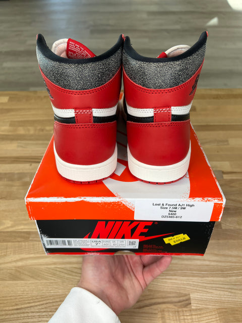 DS Lost and Found Air Jordan 1 High Sz 7.5M/9W