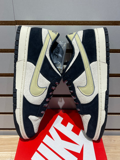 Nike Dunk Low LX Black Suede Team Gold (Women's) Sz 10