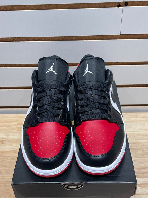 Jordan 1 Low Bred Toe Sz 10