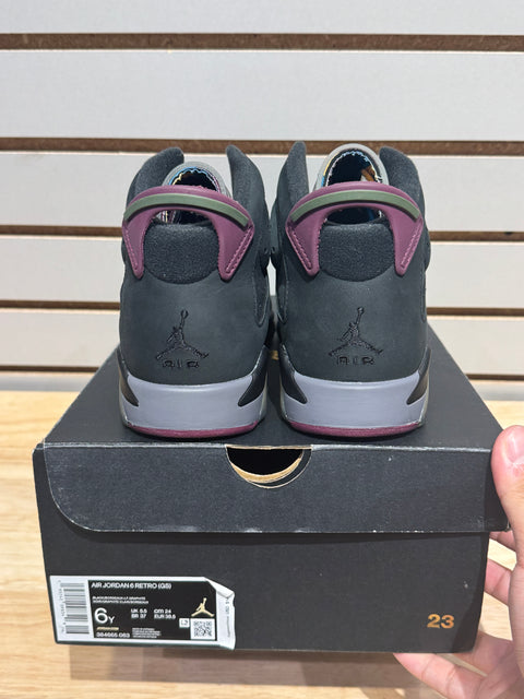 Jordan 6 Retro Bordeaux (GS) Sz 6Y