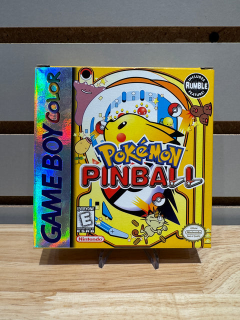 Vintage Pokemon Pinball (Game Boy Color GBC) Complete CIB