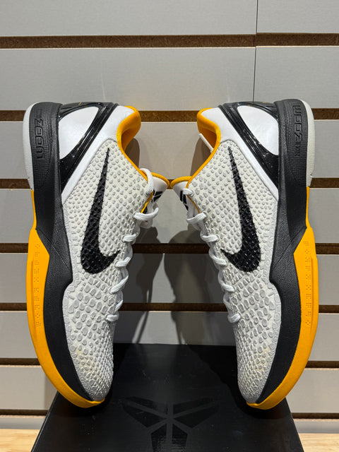 Kobe 6 Protro Playoff Pack White Del Sol Sz 11