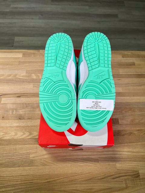 Green Glow Nike Dunk Low Sz 8W/6.5Y