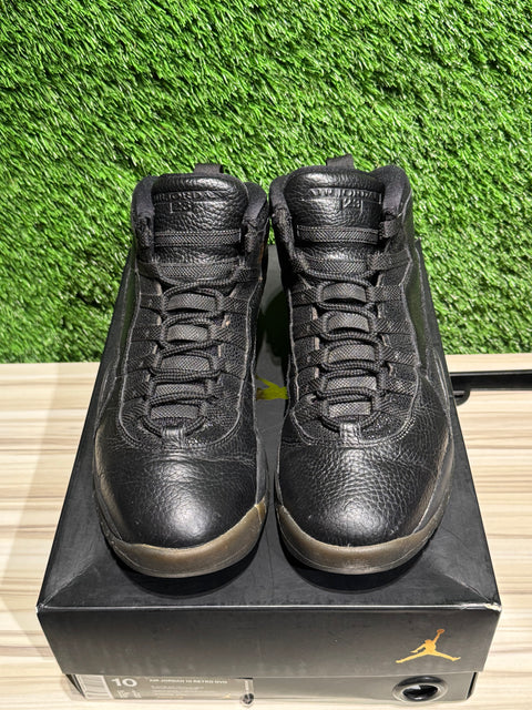 Jordan 10 Retro Drake OVO Black Sz 10M