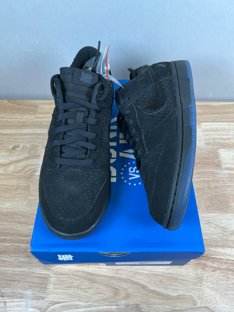 DS Undefeated 5 On It Black Dunk Sz 10.5
