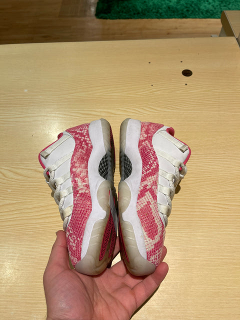 Pink Snakeskin Air Jordan 11 Low Sz 8W/6.5Y