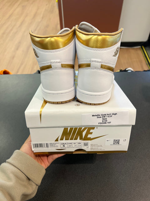 Jordan 1 Retro High OG Metallic Gold (Women's)