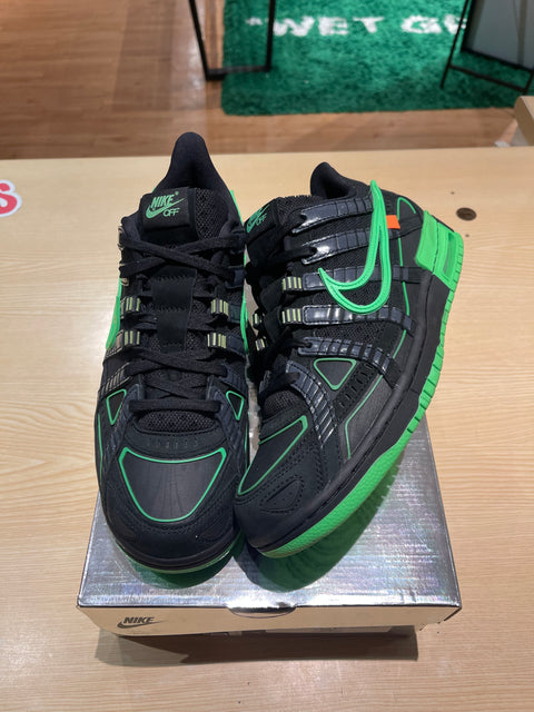 Off White Green Rubber Dunk Low Sz 9
