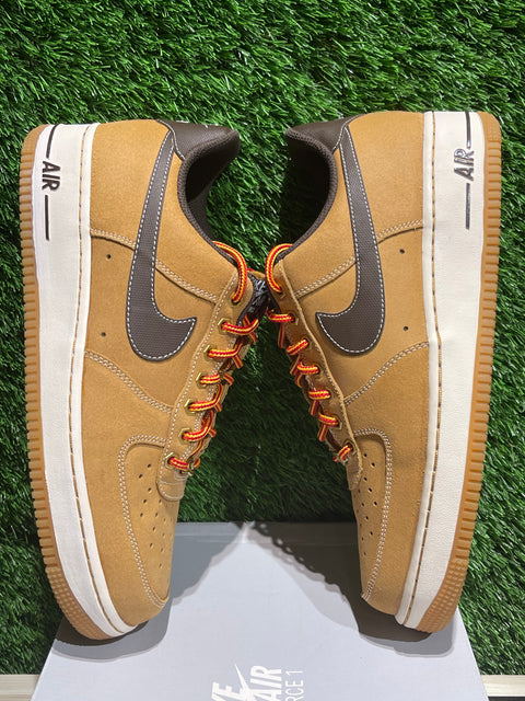 Nike Air Force 1 Low Winter Wheat Brown Sz 9.5