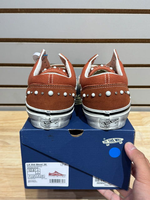 Vans LX Old Skool 36 Pearlized Rust Bronze Sz 12