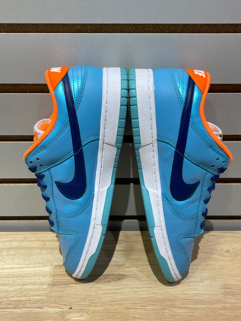 Nike Dunk Low SE Baltic Blue Total Orange Sz 10