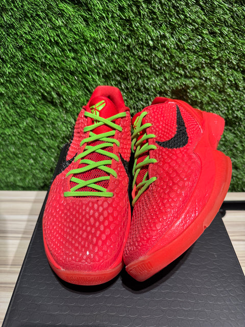 Nike Kobe 6 Protro Reverse Grinch Sz 7.5M/9W