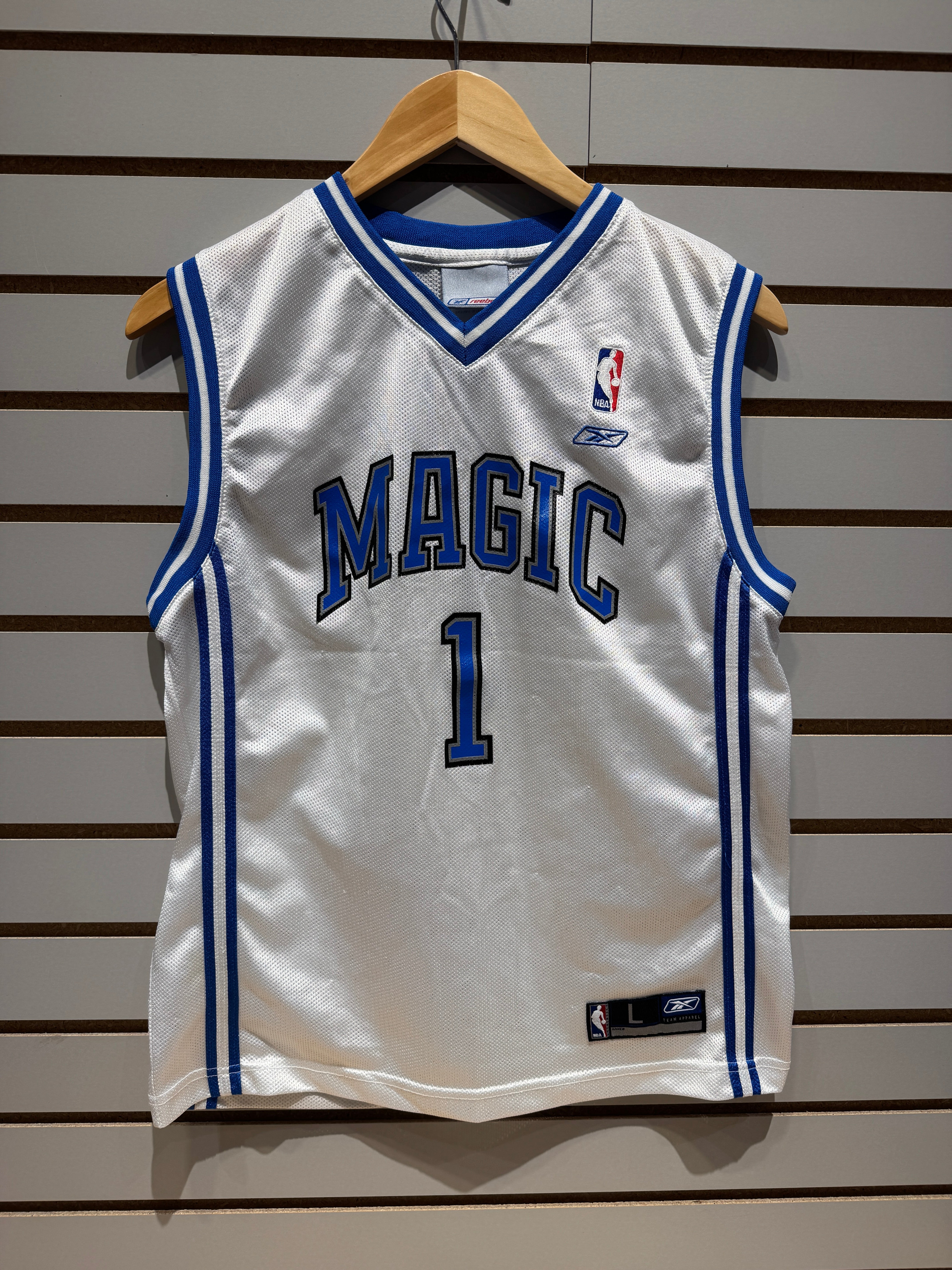 Vintage 2000s Kids Reebok Orlando Magic Tracy McGrady #1 Jersey Sz